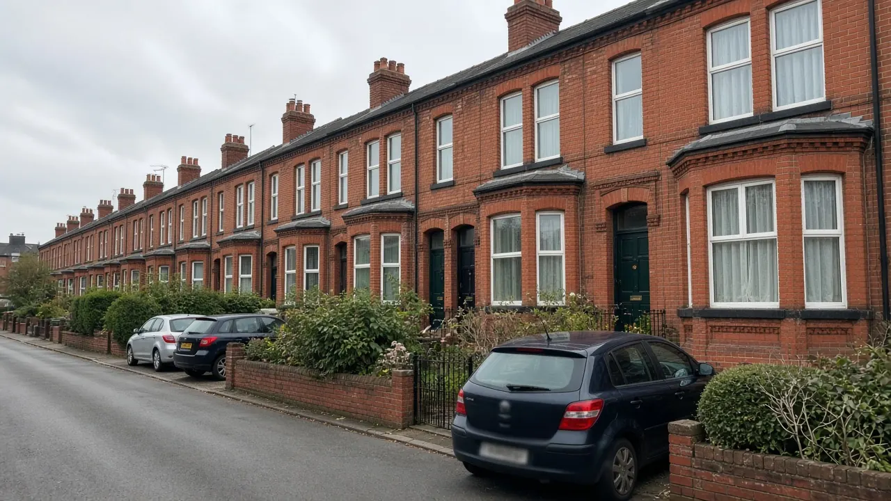 Example image: Victorian terraced street in South Bank, York